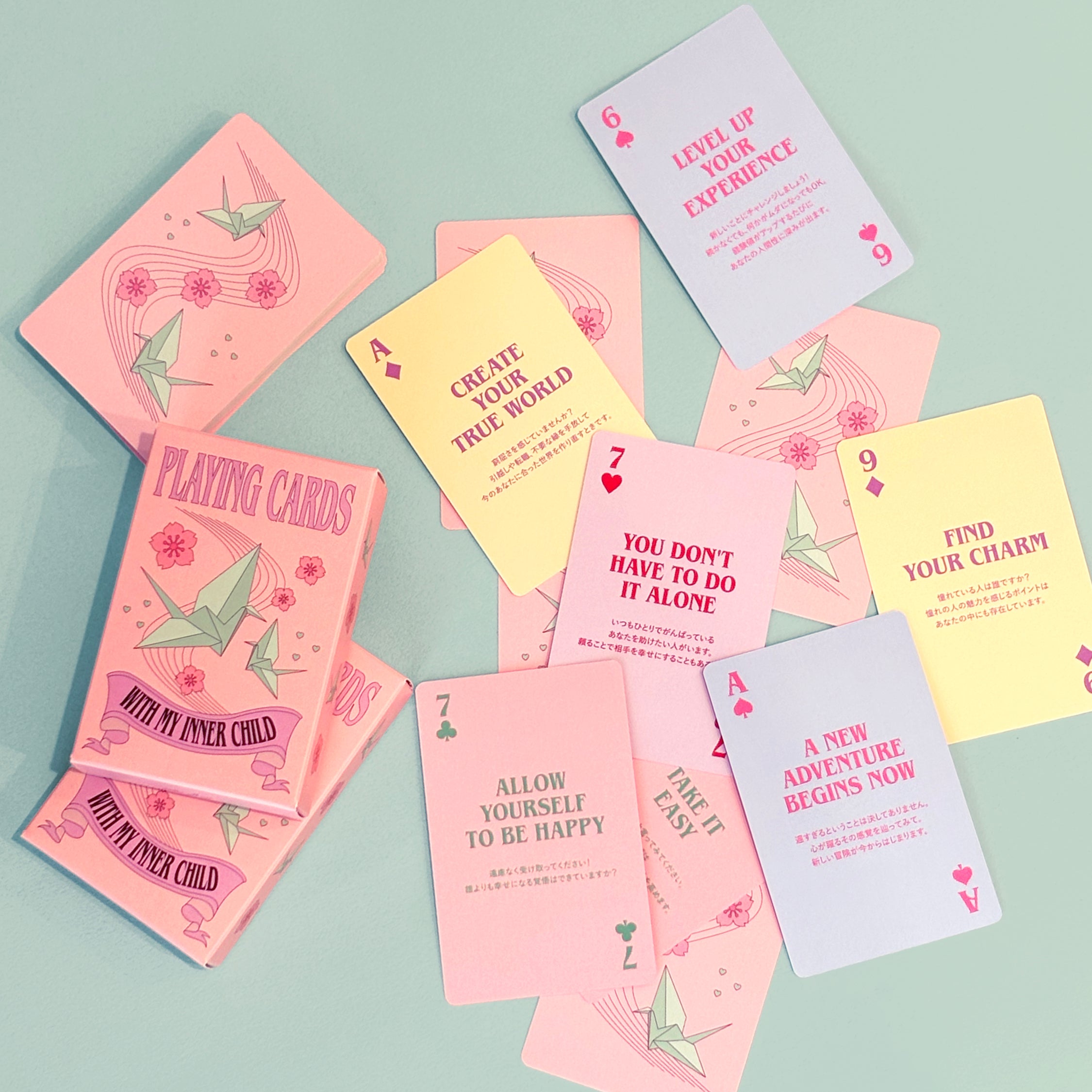 【PLAYING CARDS -WITH MY INNER CHILD-】 メッセージトランプ