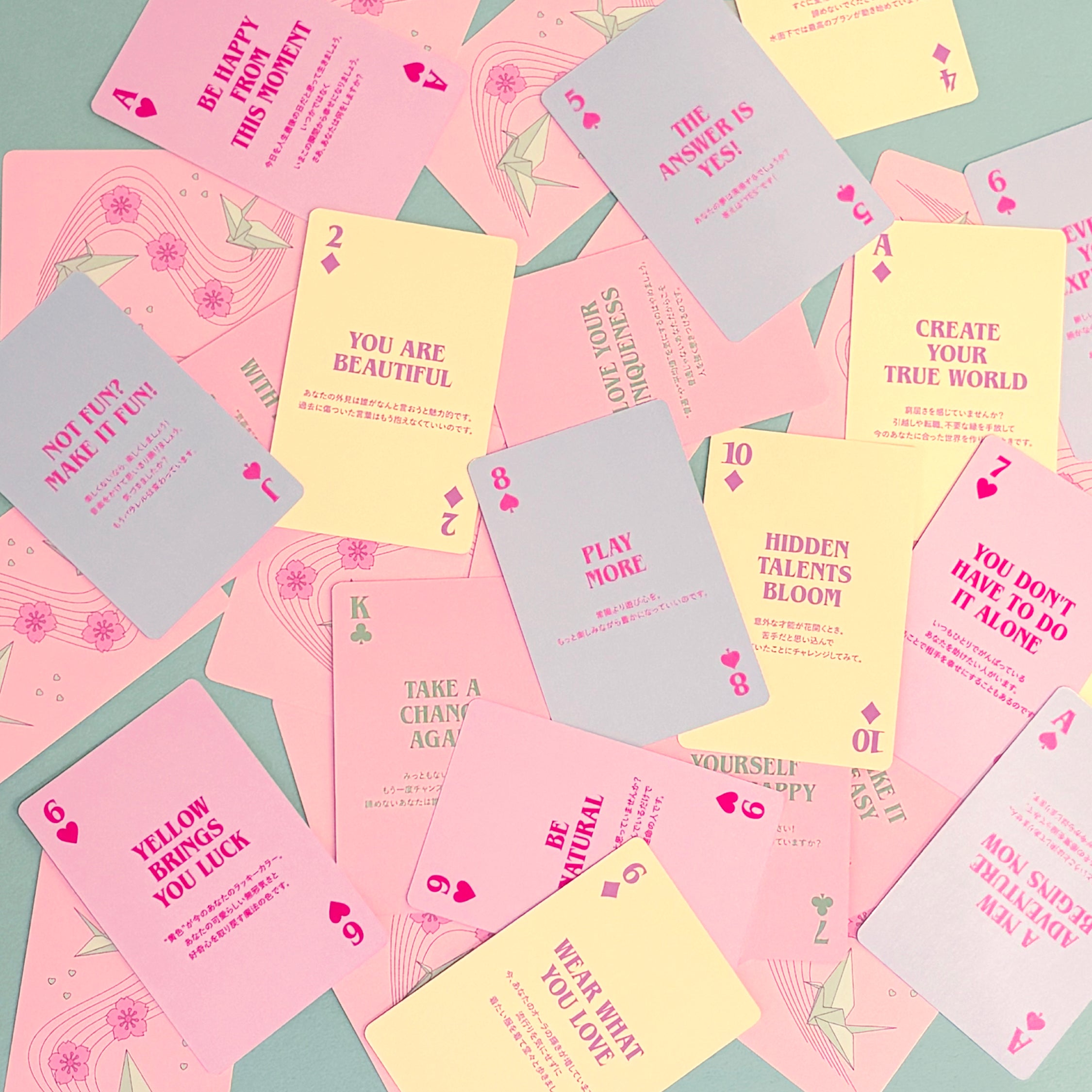【PLAYING CARDS -WITH MY INNER CHILD-】 メッセージトランプ