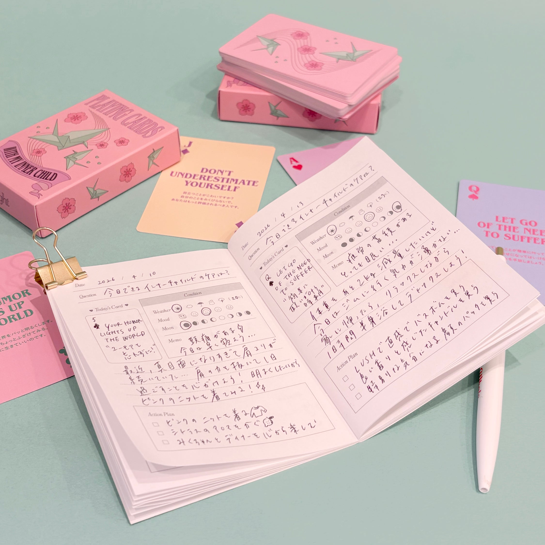 【PLAYING CARDS -WITH MY INNER CHILD-】 メッセージトランプ