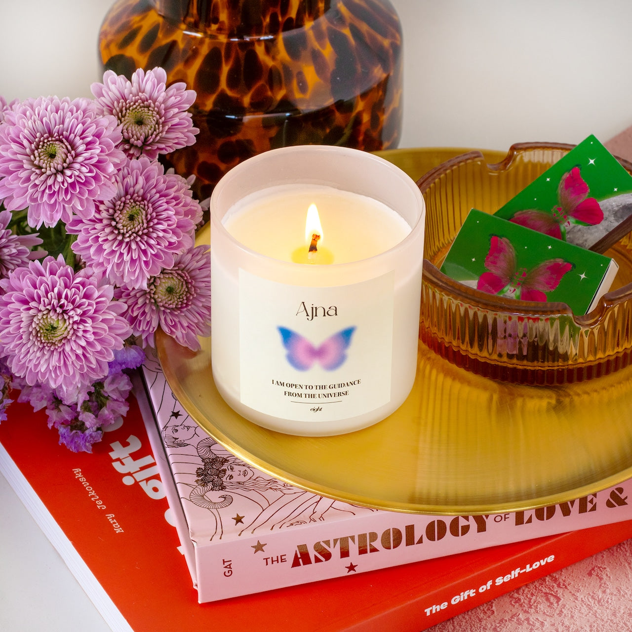 【コットン芯】第6チャクラキャンドル【THIRD EYE】