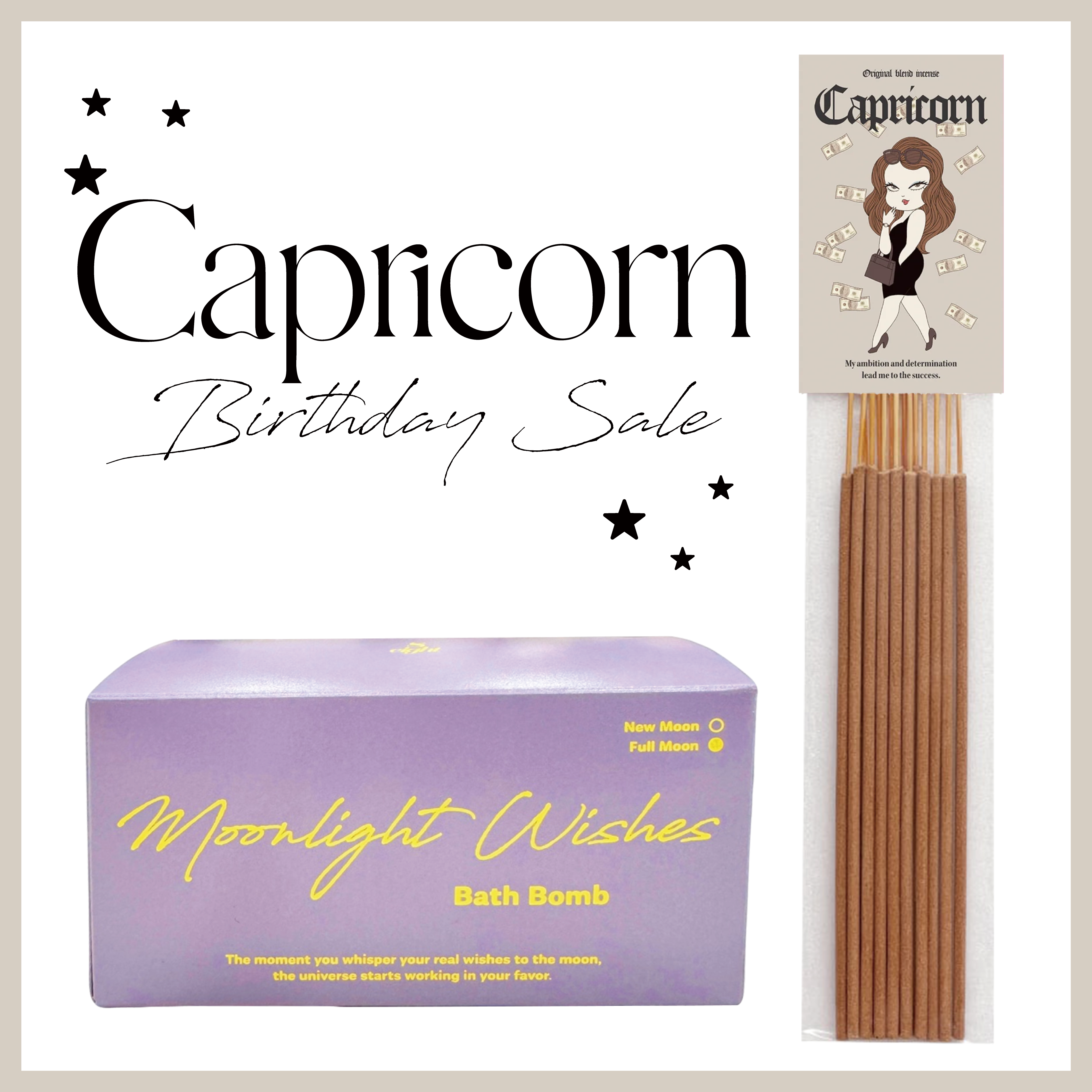 ★☆480円OFF☆★【Capricorn Birthday Sale】Capricorn Aセット