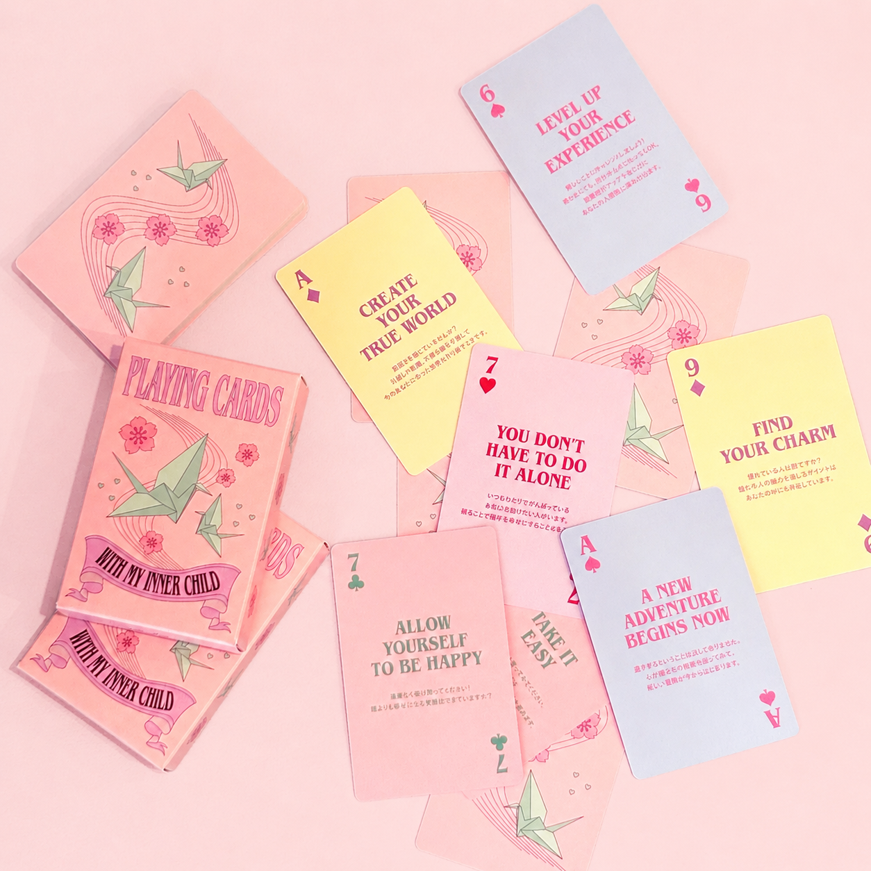 【PLAYING CARDS -WITH MY INNER CHILD-】 メッセージトランプ