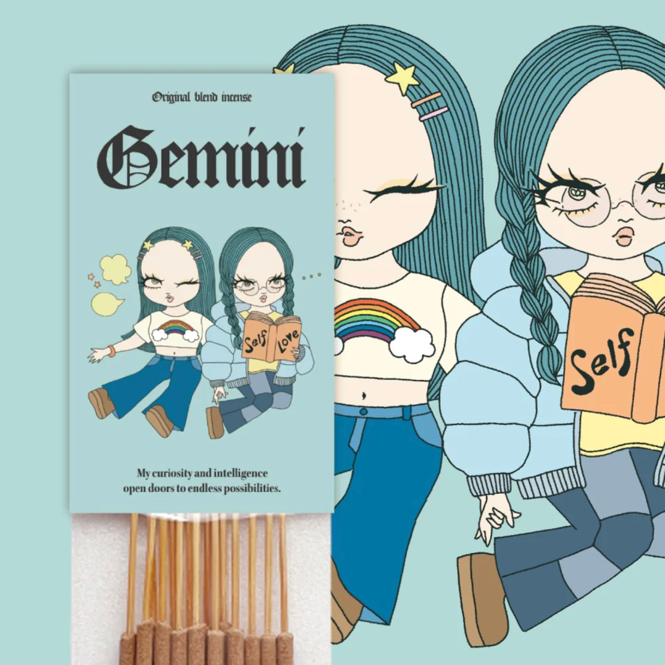 【Gemini Birthday Set】-ふたご座- キャンドル&お香
