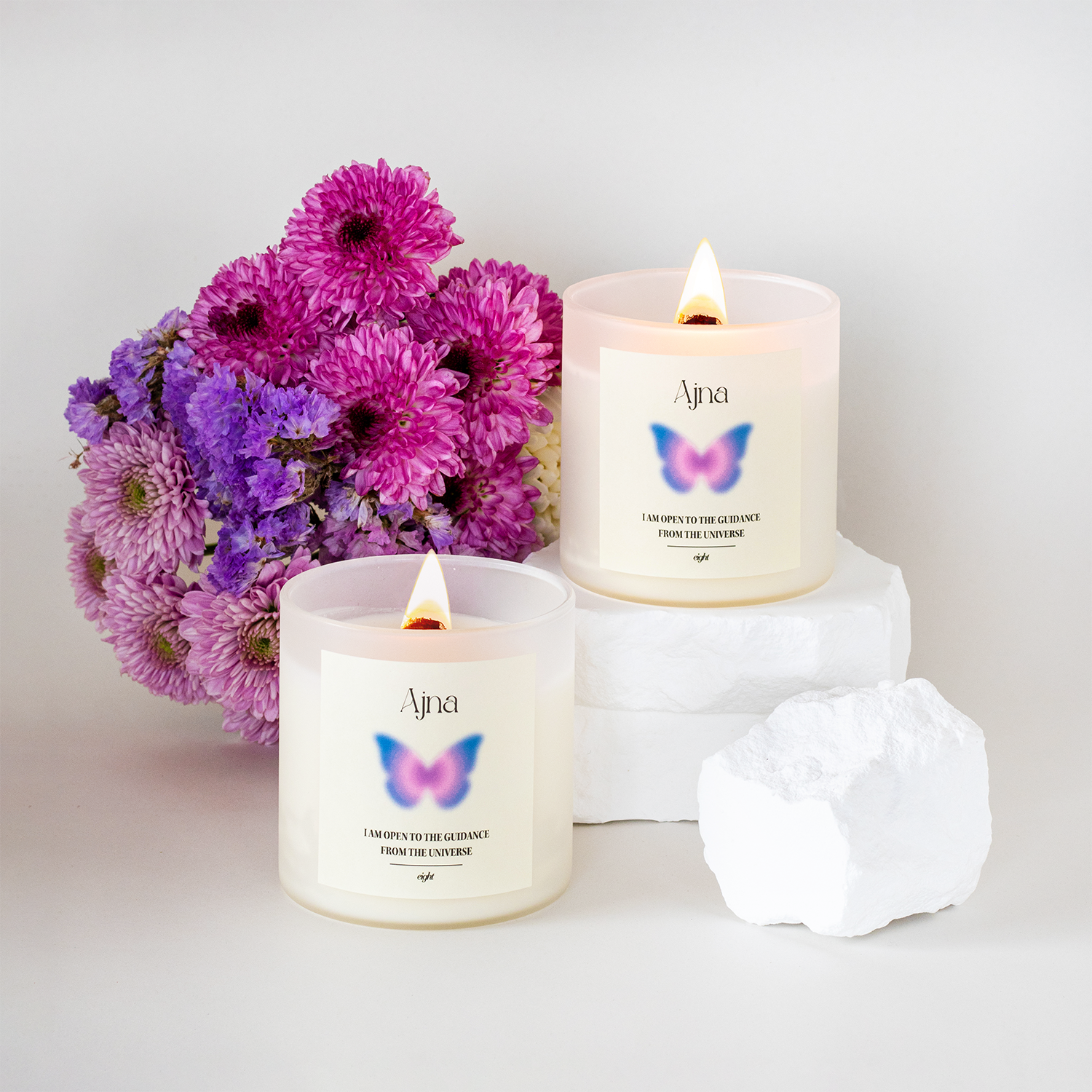 【ウッド芯】第6チャクラキャンドル【THIRD EYE】