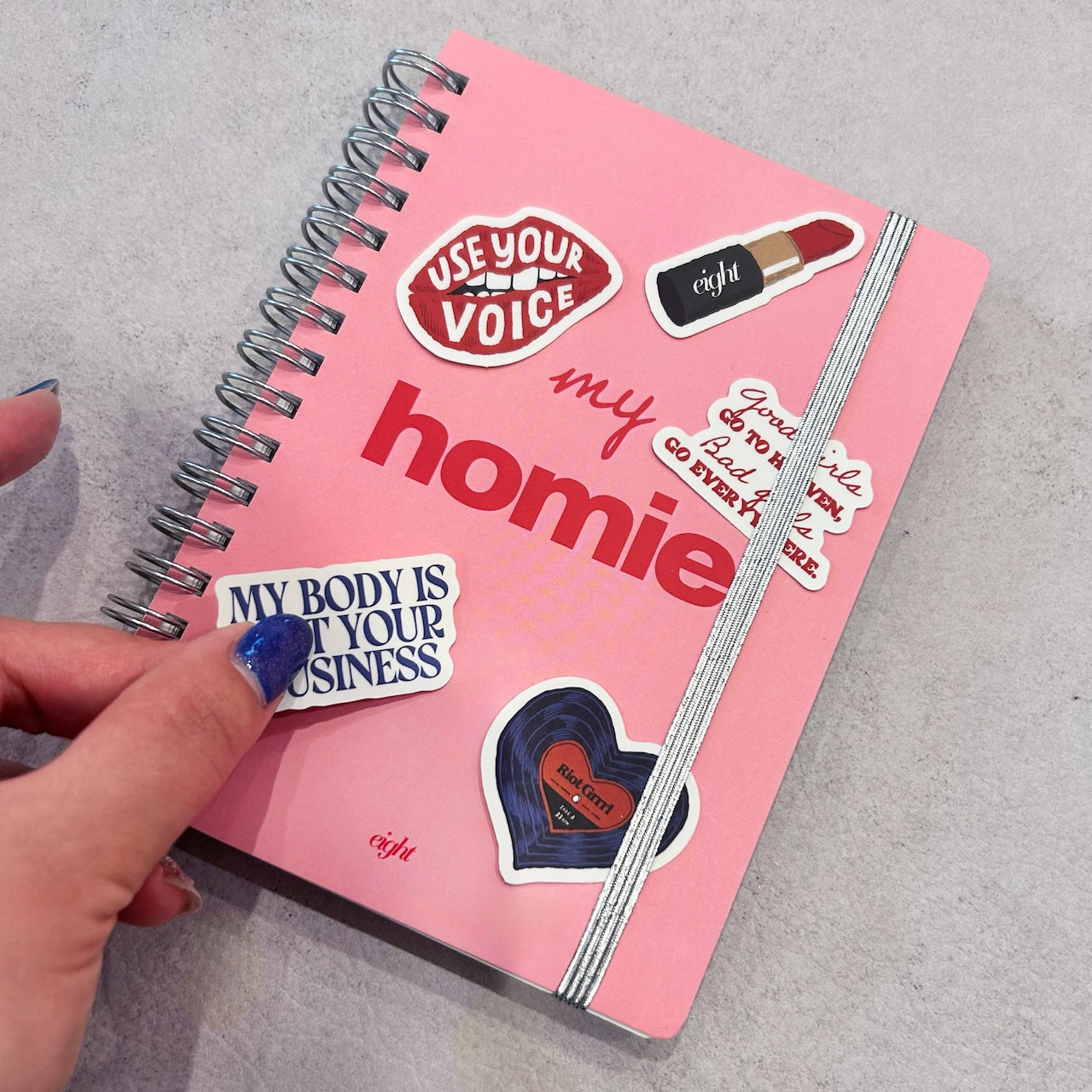 【ステッカー8種付き】オリジナルノートmy homie