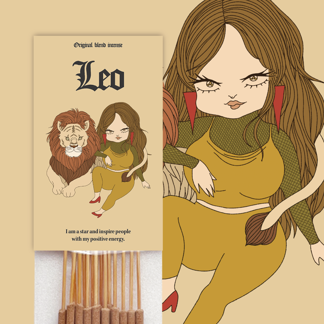 ☆全36枚カードプレゼント☆【ウッド芯】第3チャクラ × しし座 SET