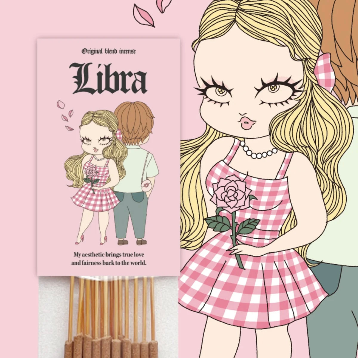 【Libra Birthday Set】 -てんびん座- キャンドル＆お香