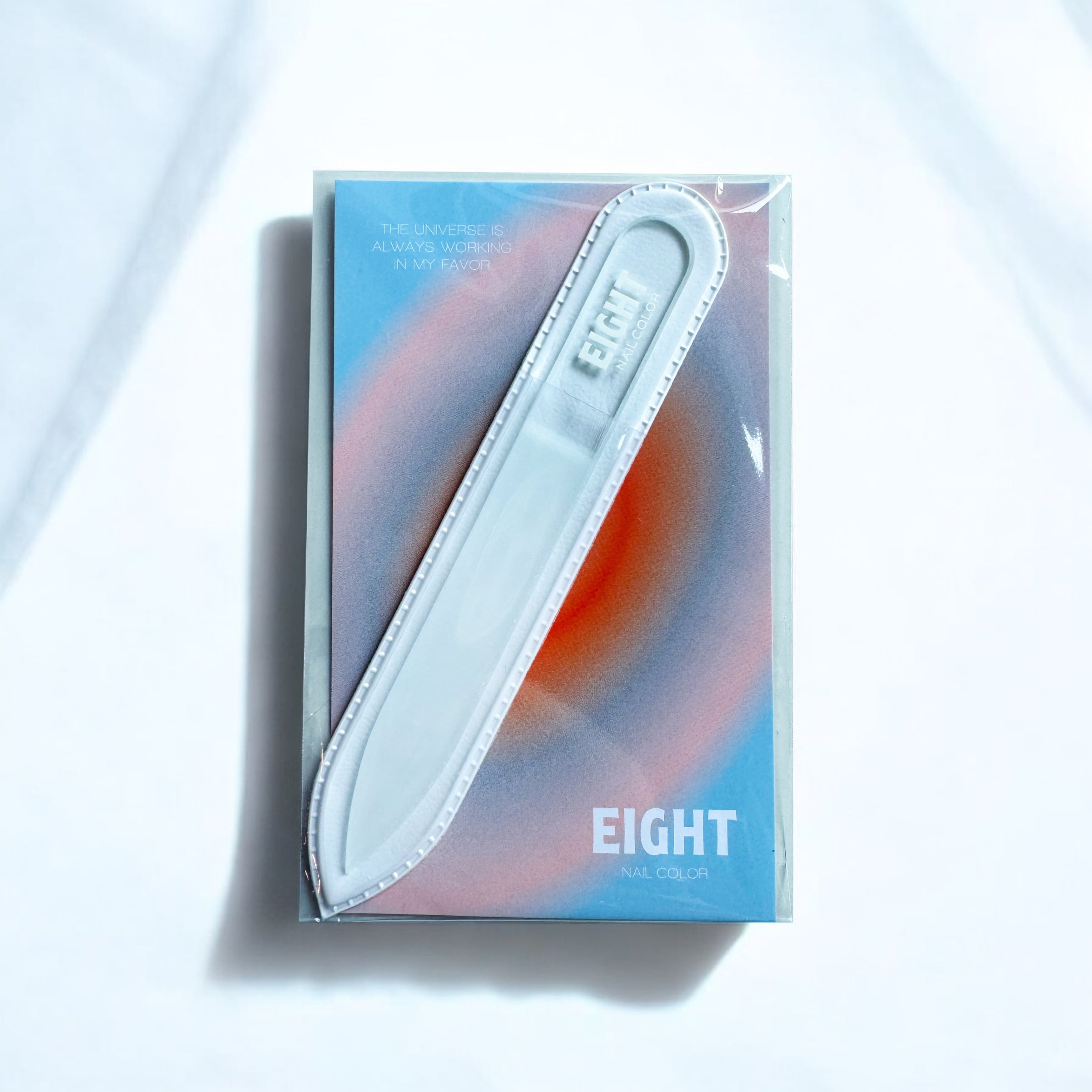 数量限定！！ガラス製爪やすり付き【EIGHT NAIL COLER】5色セット