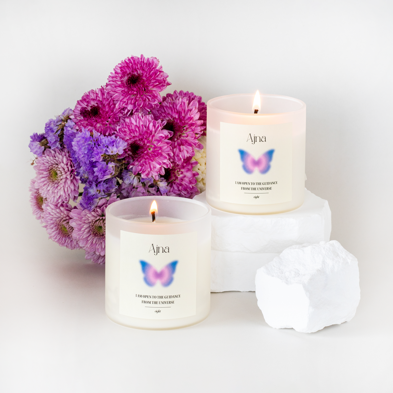 【コットン芯】第６チャクラキャンドル【THIRD EYE】