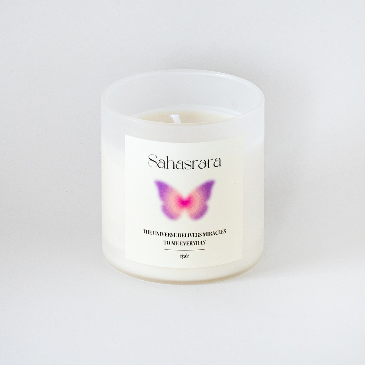 【コットン芯】第７チャクラキャンドル【CROWN】