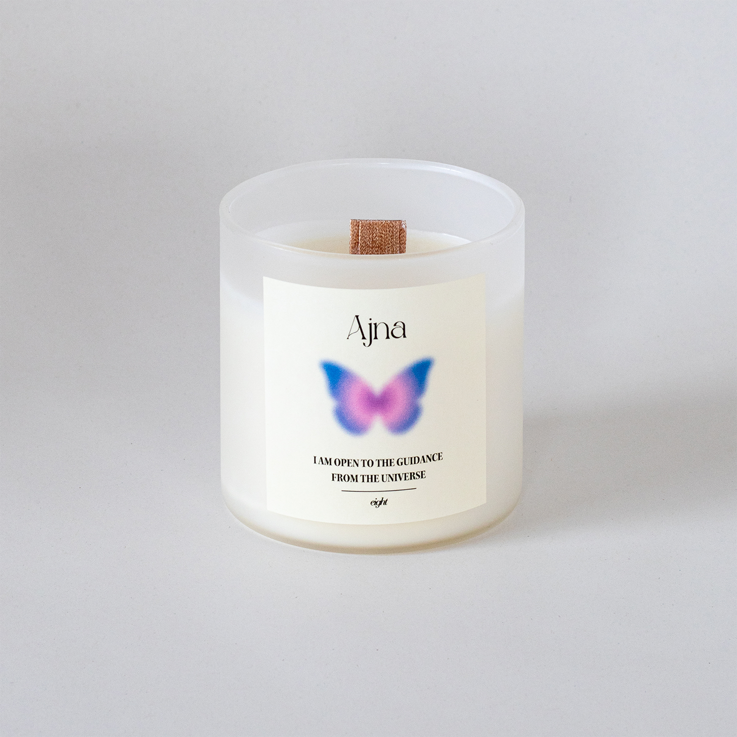 【ウッド芯】第６チャクラキャンドル【THIRD EYE】