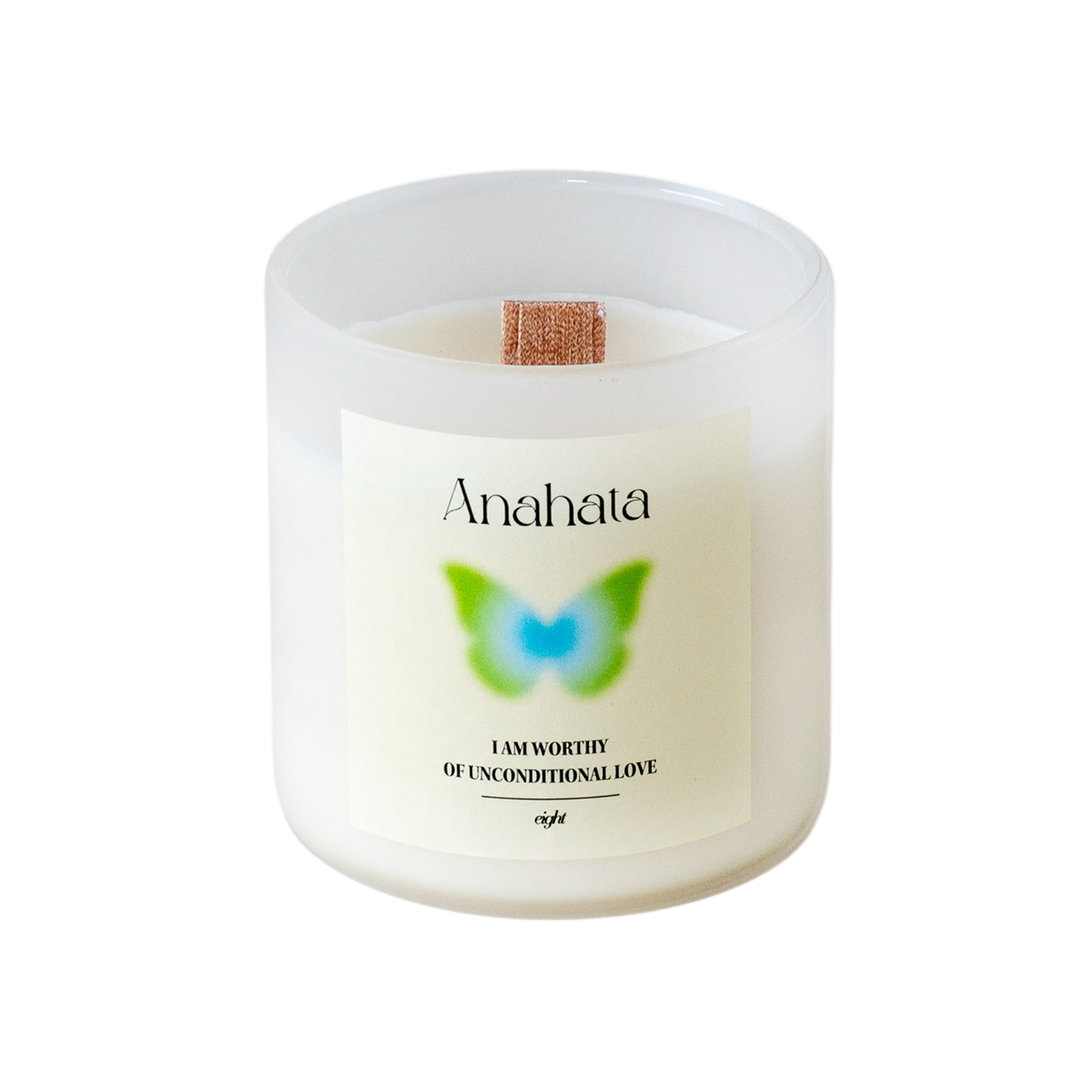 【ウッド芯】第４チャクラキャンドル【HEART】