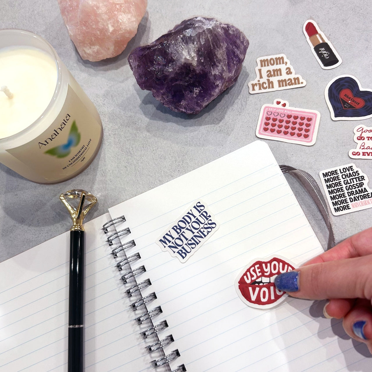 【ステッカー8種付き】オリジナルノートmy homie