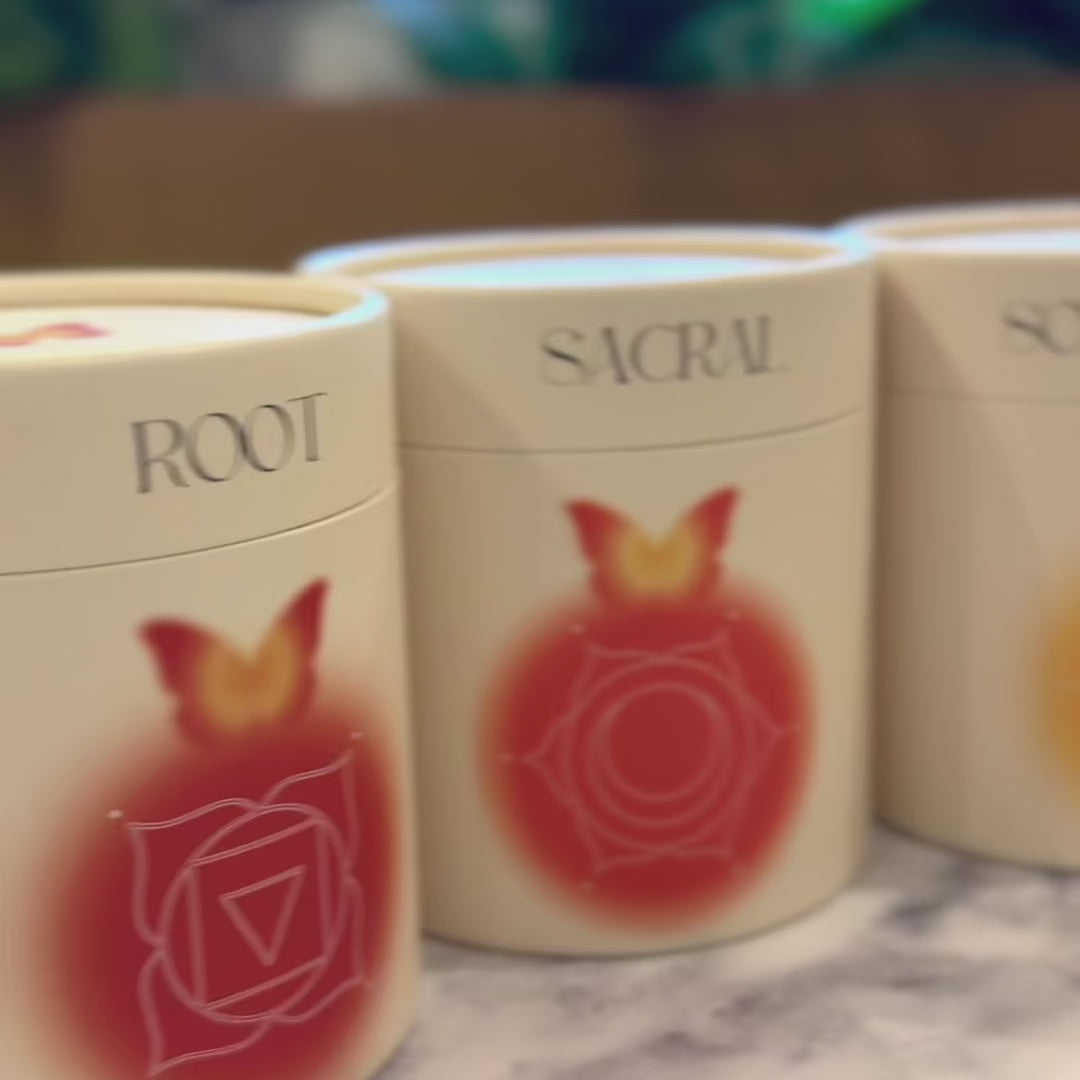 ウッド芯】第5チャクラキャンドル【THROAT】