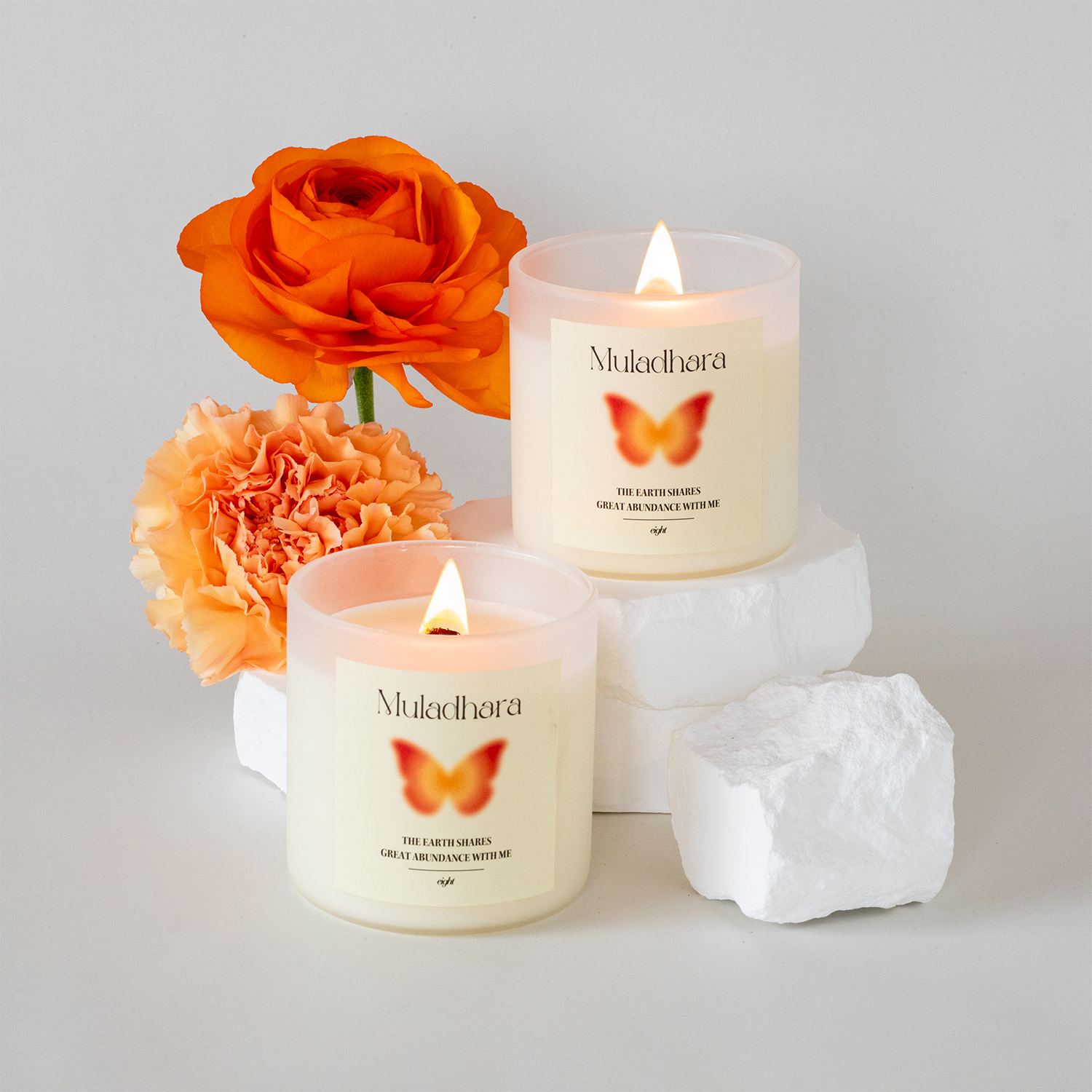 【ウッド芯】第１チャクラキャンドル【ROOT】