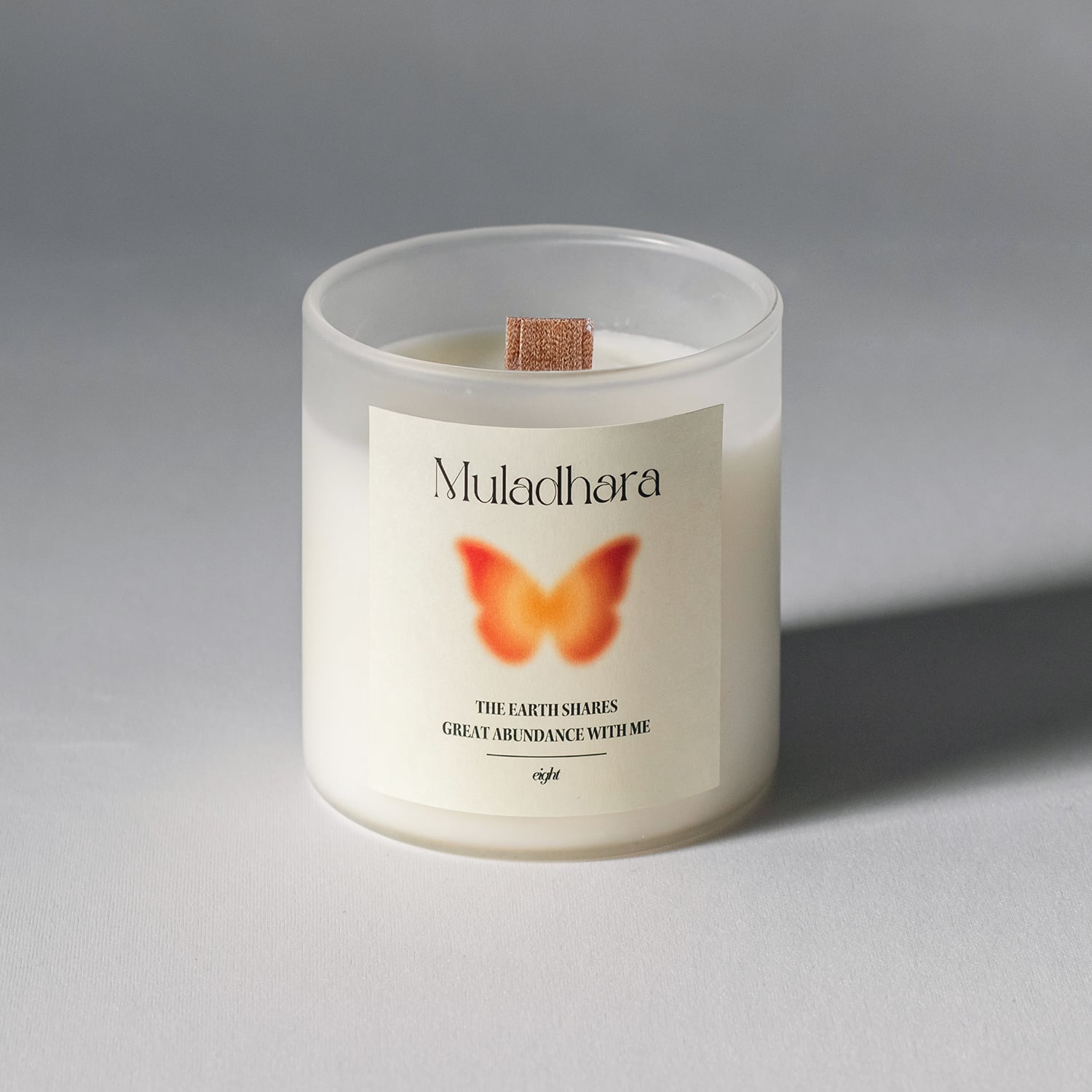 【ウッド芯】第１チャクラキャンドル【ROOT】