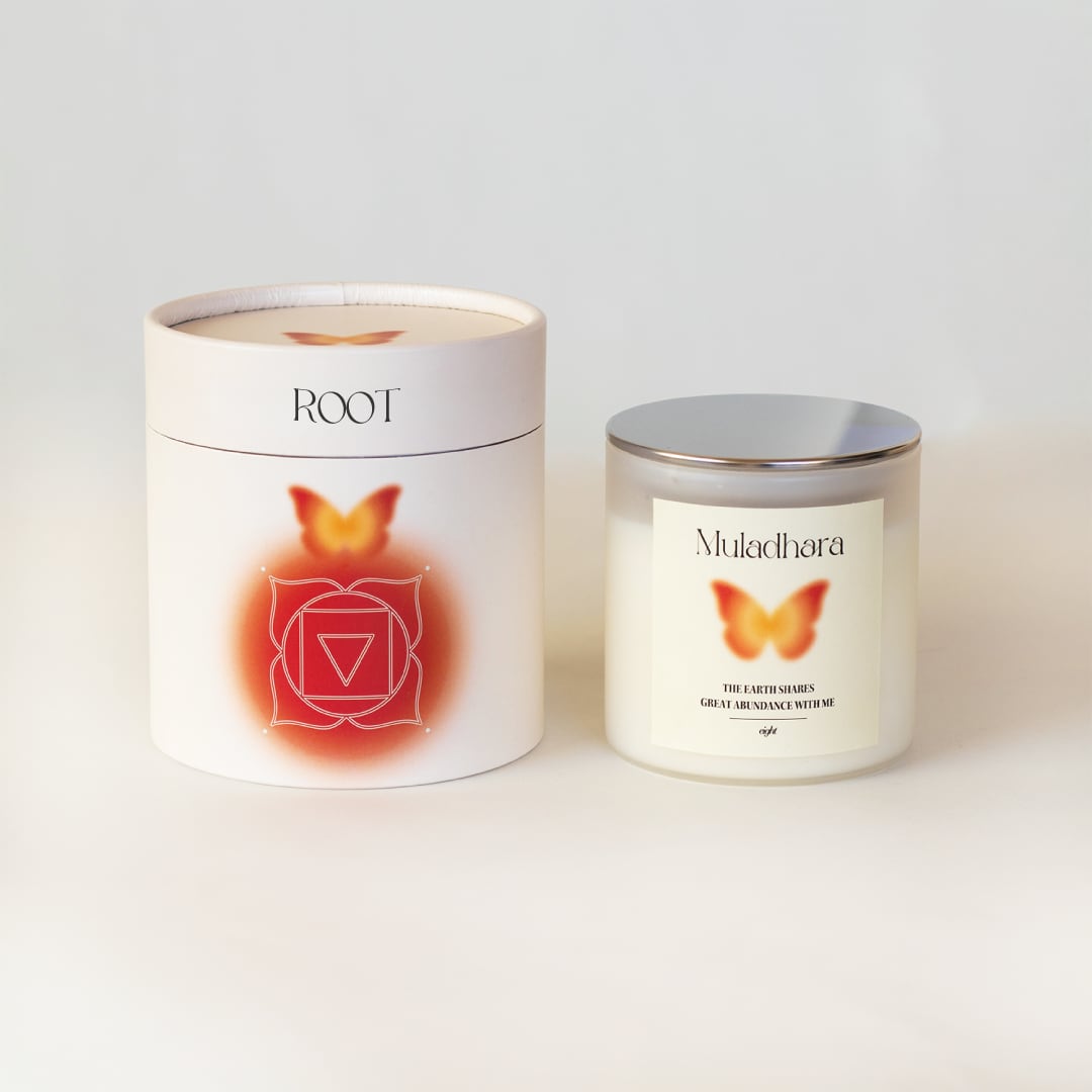 【ウッド芯】第１チャクラキャンドル【ROOT】