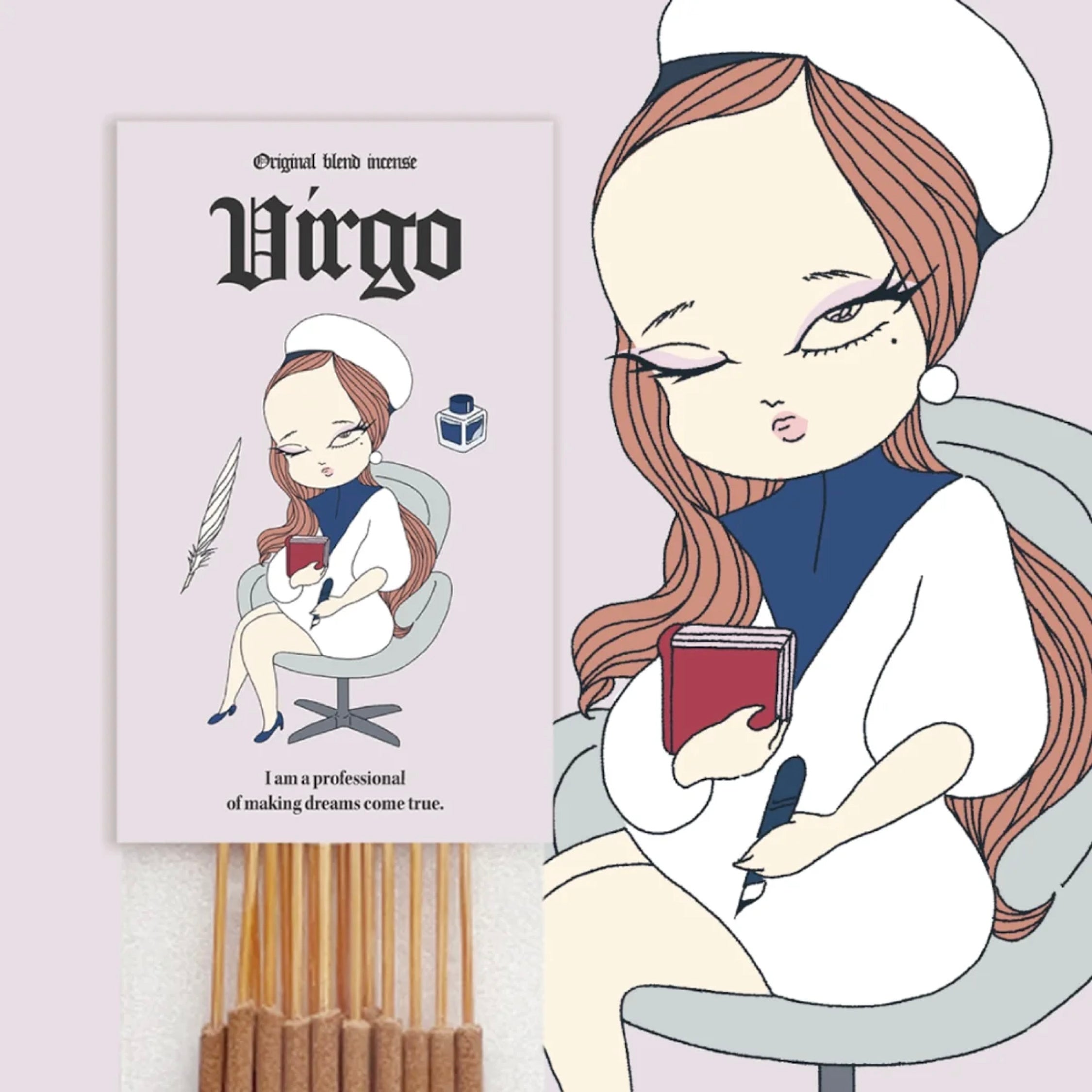 【Virgo Birthday Set】 -おとめ座- キャンドル＆お香