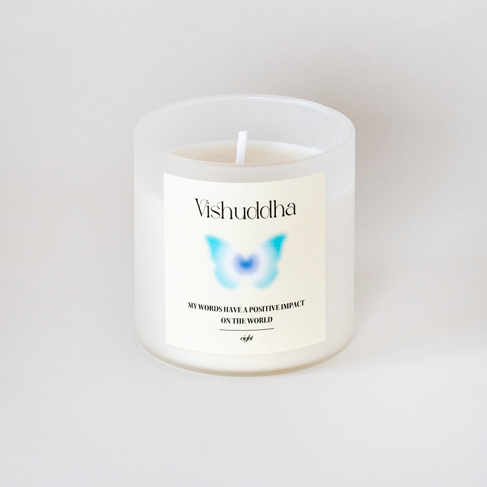 【コットン芯】第５チャクラキャンドル【THROAT】