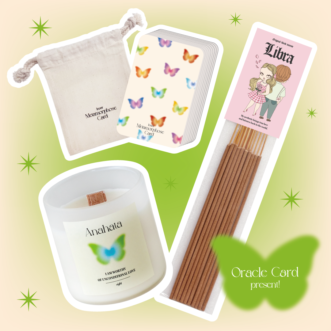 ☆全36枚カードプレゼント☆【ウッド芯】第４チャクラ × てんびん座 SET